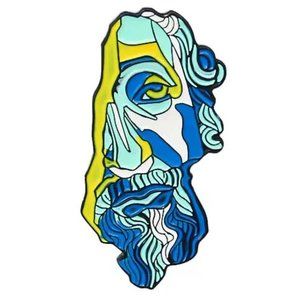 IS IT DA VINCI? FRAGMENTED FACE BACKPACK PINTACK 52